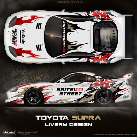 Supra Livery, Supra Drift, Livery Car, Livery Design, Vintage Racing Poster, Car Livery, Hot Wheels Cars Toys, Car Sticker Design, Best Jdm Cars