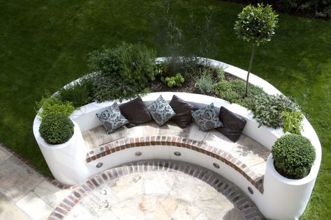 Garden Seating Area, Back Garden Design, Modern Garden Design, Family Garden, Outdoor Gardens Design, Backyard Garden Design, Garden Seating, Small Garden Design, Outdoor Landscaping