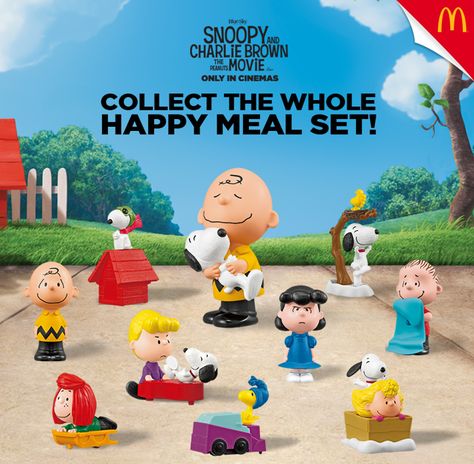 the-peanuts-movie-happy-meal-toys-2015-3 Vintage Happy Meal Toys, Mcdonalds Retro, Mcdonald Happy Meal, Vintage Toys 80s, The Peanuts Movie, Mcdonald's Toys, Farm Theme Birthday, Peanuts Movie, Collectibles Toys