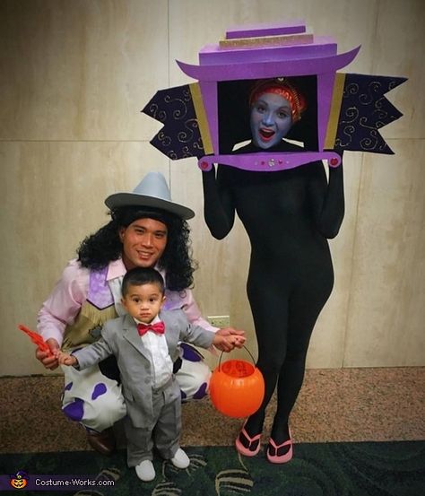 Pee-wee's Playhouse - PeeWee Herman, Jambi the Genie and Cowboy Curtis. Peewee Herman Birthday Party, Pee Wee Herman Halloween Costume, Jambi Pee Wee, Peewee Playhouse, Pee Wee Playhouse, Pee Wee Herman Playhouse, Toddler Playhouse, Family Costumes Diy, Kids Indoor Playhouse