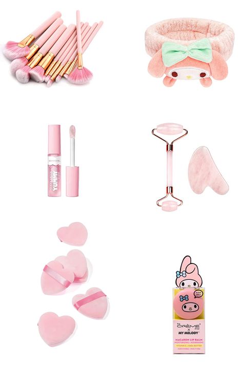 My Melody Lip Gloss, Pink Amazon Finds, Amazon Finds Beauty, Dream Wishlist, Pink Amazon, Fashion Girly, Private Life, Girly Stuff, My Melody