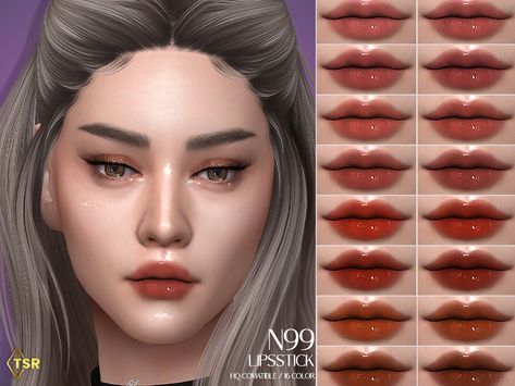 Mod Makeup, Light Lipstick, Sims 4 Challenges, Makeup Cc, The Sims 4 Packs, Sims 4 Cc Makeup, Sims 4 Teen, Sims 4 Dresses, Sims 4 Mods Clothes