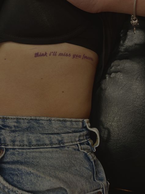 Rib quote tattoo inspired by Lana del Rey’s song Summertime Sadness Lana Del Rey Tattoos, Lana Del Rey Tattoo, Omerta Tattoo, Small Pretty Tattoos, Writing Tattoos, Petite Tattoos, Cute Tiny Tattoos, Dope Tattoos For Women, Classy Tattoos