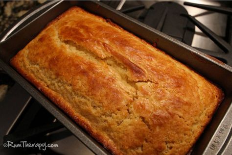 Eggnog Rum Bread! And if you think it looks good, you should smell it as it comes out of the oven. Drizzle it with Butter Rum Glaze for even more rumliciousness! Rum Bread, Eggnog With Rum, Holiday Deserts, Eggnog Dessert, Butter Rum, Bread Winners, Sides Dishes, Rum Recipes, Brunch Bread