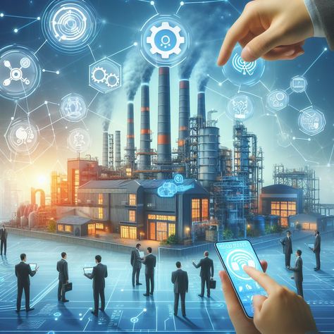 industry 4.0 Factory Illustration, Smart Factory, Big Data Analytics, Indian Government, Access Control, Cover Pics, Public Service, Business Process, Cloud Computing