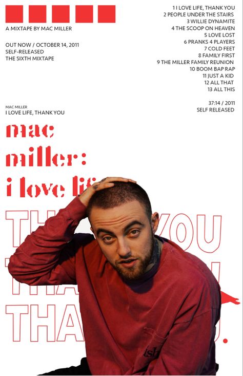 Mc Miller, Mac Miller Quotes, Mr Macs, I Love Life, Mac Collection, Mac Miller, Tour Posters, I Love Music, Family First