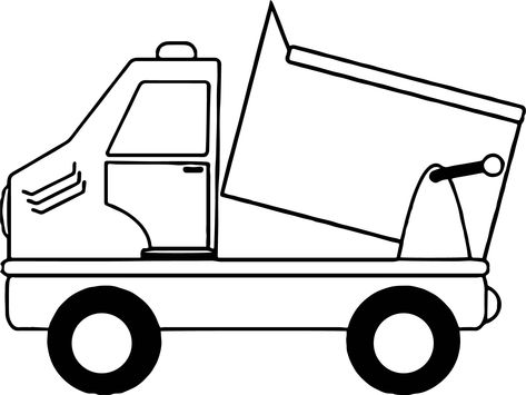 cool Simple Cartoon Drawing Of A Dump Truck Coloring Page Drawing Coloring Pages, Easy Lettering, Car Birthday Party Invitations, Car Sticker Ideas, Best Cars For Women, Happy Birthday Grandpa, Truck Drawing, Cars Cartoon, Cartoon Car Drawing