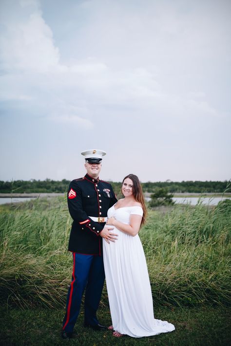 Pregnancy pregnant maternity maternity pictures maternity photography parents couples photography dress blues usmc marine marines military military couple Military Maternity Pictures, Military Pregnancy, Usmc Dress Blues, Military Couple, Delivery Hospital, Winter Maternity Photos, Military Couples, Maternity Picture, Photography Dress