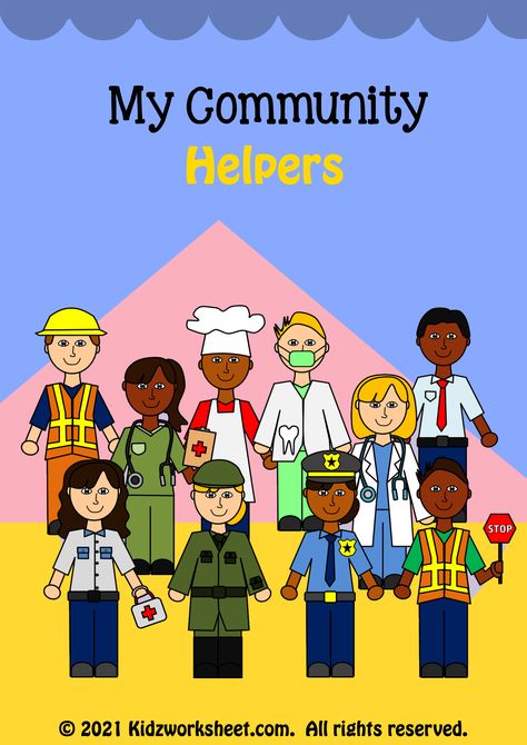 My Community Helper Worksheet Community Helper Worksheet, Community Helpers Worksheets, 5 Senses Activities, Senses Activities, Community Helper, 5 Senses, My Community, Community Helpers, Social Studies