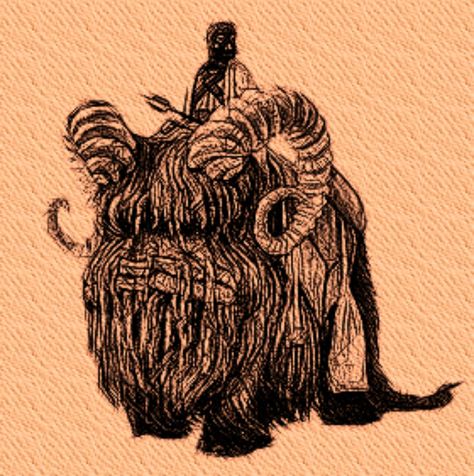 Star Wars Bantha, Star Wars Illustration, Tusken Raider, Fantasy Stuff, Inspo Board, Black Feathers, Star Wars Art, Animal Kingdom, Mammals