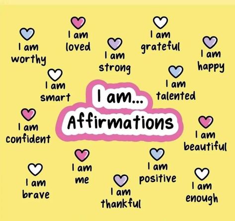 Life Inspiration Quotes, Motivation For Kids, Positive Affirmations For Kids, Quotes Happiness, Self Inspirational Quotes, Affirmations For Kids, Love Motivation, Cute Inspirational Quotes, Gratitude Affirmations