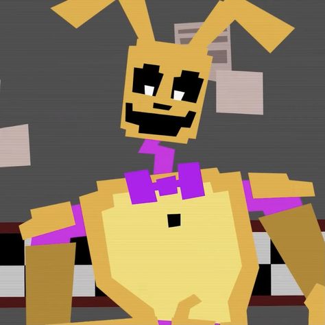 Purple Guy Pixel, 8bit Fnaf, Springtrap Pfp, Fnaf Timeline, Dave Dsaf, Spring Bonnie, Fnaf Book, Dave Miller, Robot Animal