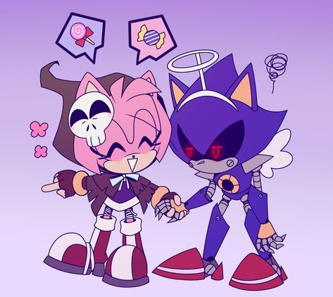 Amy And Metal Sonic Matching Pfp, Pfp Sonic Matching, Metal Sonic And Amy Matching Pfp, Metal Sonic Matching Pfp, Amy X Metal Sonic, Metal Sonic And Amy, Metal Sonic X Amy, Silver And Amy, Sonic Matching Pfp