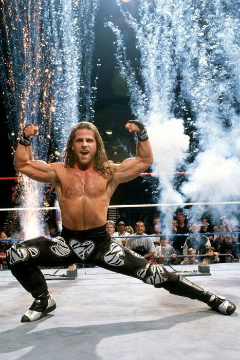 Shawn Michaels - Heart Break Kid --A cocky, confident heartbreaker from San Antonio, Texas, HBK started off his career as one half of The Rockers and ended it in a classic match with The Undertaker at WrestleMania XXVI. Wwe Shawn Michaels, Famous Wrestlers, Wwf Superstars, The Heartbreak Kid, Le Catch, John Rambo, Watch Wrestling, Wwe Pictures, Wwe Tna