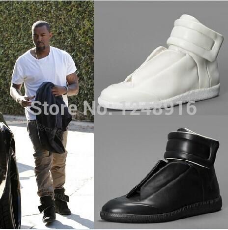 Wholesale-Margiela Promotion!! Kanye West Fashion Sneakers Genuine Leather Hi-Stree Maison Martin Hip Hop Casual Men Sports Shoes 38-46 Kanye West Fashion, Kanye West Style, Maison Martin Margiela Shoes, Blazer Cardigan, Margiela Shoes, Sneakers Athletic, Martin Margiela, Flat Sneakers, Adidas Tubular Defiant