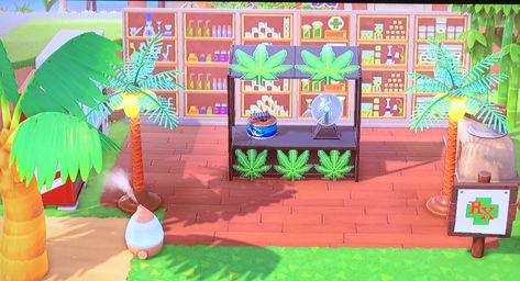 Animal Crossing Animal Crossing Dispensary Design, Acnh Dispensary, Acnh Builds, Acnh Halloween, Mini Mansion, Ac Codes, Ac Ideas, Paracord Armband, Animal Crossing Guide