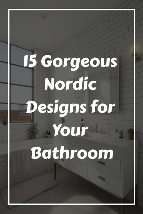 Discover 15 stunning Nordic-inspired designs to transform your bathroom into a serene oasis. Embrace minimalist elegance and cozy hygge vibes with these beautiful ideas. From sleek lines to natural elements, get inspired to create your own Scandinavian retreat at home! Scandi Farmhouse Bathroom, Scandinavian Small Bathroom Ideas, Scandi Small Bathroom, Scandinavian Shower Room, Danish Bathroom Design, Swedish Bathroom Design, Scandinavian Farmhouse Bathroom, Bathroom Moodboard Interior Design, Scandanavian Interiors Bathrooms