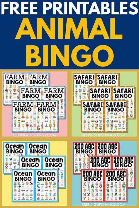 Safari Bingo Free Printable, Jungle Bingo Free Printable, Zoo Bingo Free Printable, Animal Adventure Activities, Animal Themed Birthday Party Games, Animal Games For Preschoolers, Animal Bingo Printable Free, Animal Themed Games, Animals Games For Kids