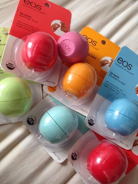 Cute Lipbalm, Aesthetic Lipbalm, Lip Balm Sets, Cute Lip Balm Aesthetic, Blistex Lip Balm Aesthetic, Eos Lip Balm Collection, Eos Collection, Eos Lipbalm, Eos Chapstick