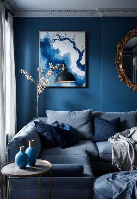 Grey Couch Living Room Grey Blue Couch, Gray Blue Couch, Blue And Grey Living Room, Grey Couch Living Room Ideas, Couch Living Room Ideas, Living Room Blue, Modern Living Room Ideas, Grey Couch, Grey Couch Living Room