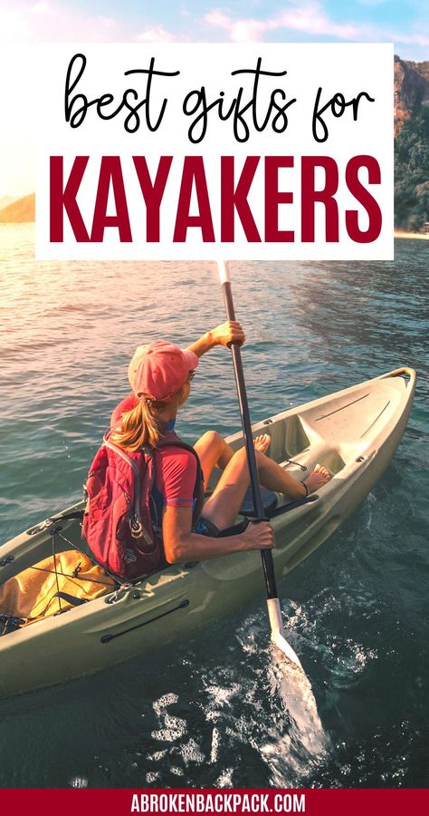 If you're looking for the best gifts for kayakers, look no further. We've gathered some of the top gift ideas that any kayaker would love. From gear to accessories, we have something for everyone on our list. So don't wait any longer and check out our list today! Kayak Gifts, Adventurous People, Travel Equipment, Travel Packing List, Waterproof Dry Bag, Long Term Travel, Moving Abroad, Move Abroad, Gear Accessories