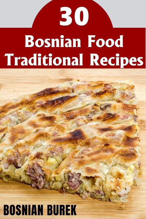 Bosnian Pastries, Bosnian Recipes Bosnia And Herzegovina, Cevapi Recipe Bosnian, Bosnian Food Recipes, Burek Recipe Bosnian, Traditional Serbian Recipes, Bosnian Burek Recipe, Bosnian Bread Recipe, Bosnian Burek