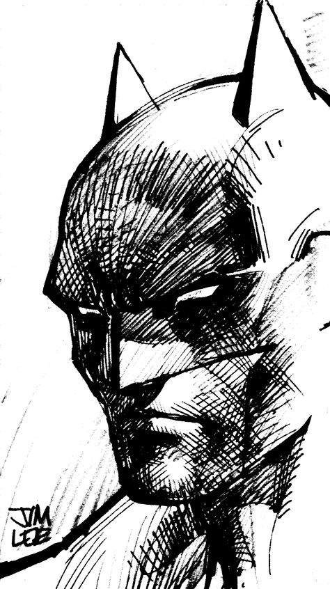 Jim Lee Batman, Batman Art Drawing, Jim Lee Art, Batman Drawing, Drawing Superheroes, Batman Poster, Univers Dc, Batman Artwork, Arte Van Gogh