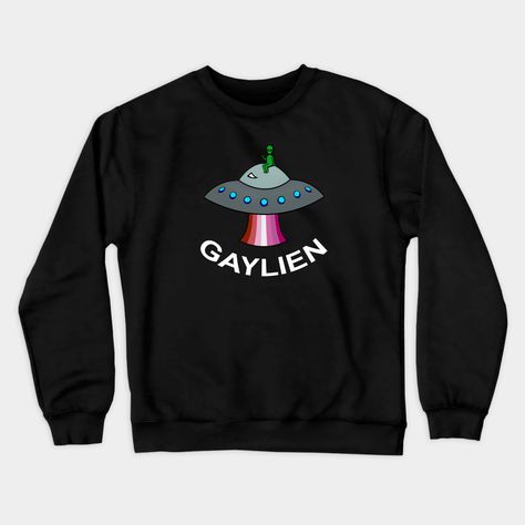 hot local lesbian aliens want to abduct YOU -- Choose from our vast selection of crewneck sweatshirts to match with your favorite design to make the perfect custom graphic crewneck sweatshirt. Pick your favorite: Crewneck Sweatshirt or Lightweight Crewneck Sweatshirt. Customize your color! For men and women. Trendy Crew Neck T-shirt For Pride, Lesbian Shirt, Lesbian Shirts Funny, Pride Graphic Print Crew Neck T-shirt, Lesbian Pride Shirt, Minecraft Birthday Party, Graphic Crewneck Sweatshirt, Comfy Outfits, Crew Neck Sweatshirt