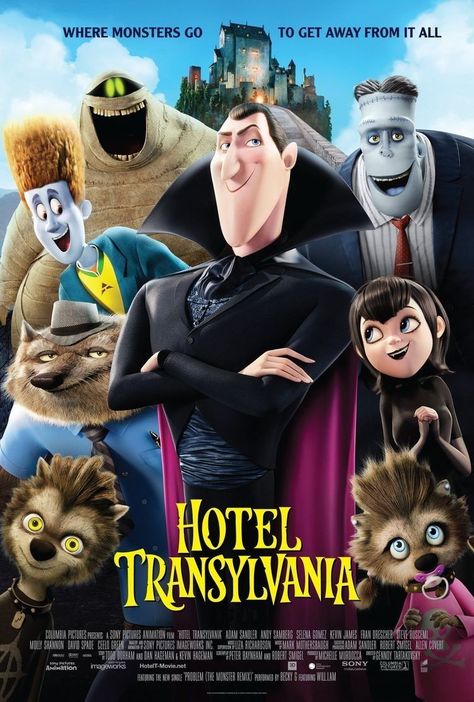 Hotel Transylvania Movie Poster, Hotel Transylvania Poster, Hotel Transylvania 2012, Hotel Transylvania 1, Transylvania Movie, Hotel Transylvania Movie, Legendary Monsters, Hotel Transylvania, Animation Movie