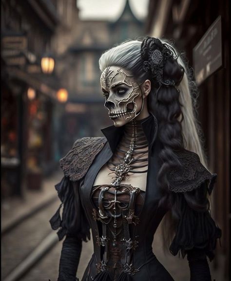 Steam Punk Drawing, Steampunk Photography, Goth Disney Princesses, Steampunk Skeleton, Steampunk Character, Moda Steampunk, Goth Disney, Badass Skulls, Steampunk Characters