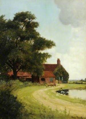 Yorkshire Farmhouse, Kingdom Art, Glasgow Museum, East Riding Of Yorkshire, Support Art, Farmhouse Art, Art Uk, British Art, British Artist