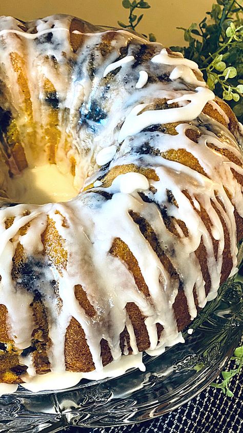 Blueberry Bundt Cake Recipes, Pudding Cake Mix, Blueberry Cake Recipe, Blueberry Lemon Cake Recipe, Lemon Blueberry Bundt Cake, Lemon Blueberry Cake, Blueberry Bundt Cake, Box Lemon Cake, My Sweet Home