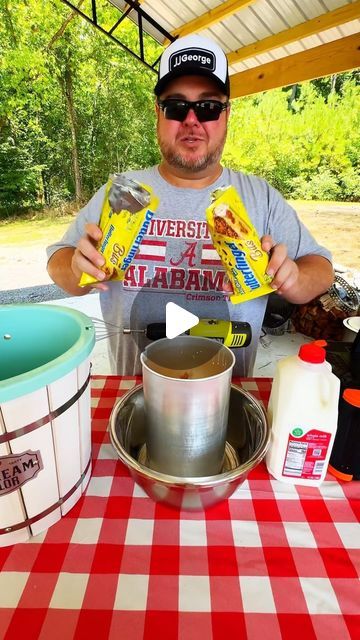 Chris Bentley on Instagram: "Homemade Butterfinger Icecream #homemade #butterfinger  #icecream #icecreamday #summertime #easy #recipe #easyrecipe #yummyfood #sogood #alabama #easy #recipe #easyrecipe #delicous" Ice Cream Pie Recipes Easy, Homemade Butterfinger Ice Cream, Butterfinger Ice Cream, Ice Cream Pie Recipe, Ice Cream Recipes Machine, Ice Cream Maker Recipes, Instagram Recipes, Frozen Dessert Recipe, Fried Ice Cream