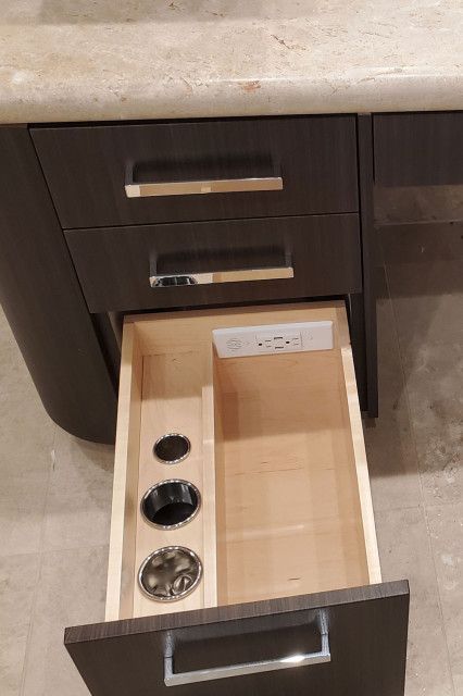 Drawer Charging Station, Bathroom Vanity Drawer, Vanity Styling, Drawer Outlet, Styling Bathroom, Cabinet Outlet, Docking Drawer, Vanity Drawer, Bathroom Vanity Drawers