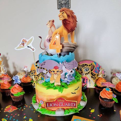 Lion Guard Cake, Lion Guard Birthday Party, Lion Guard Party, Lion Guard Birthday, Lion Cake, Princess Bedrooms, Lion King Party, 5th Birthday Cake, Best Christmas Toys