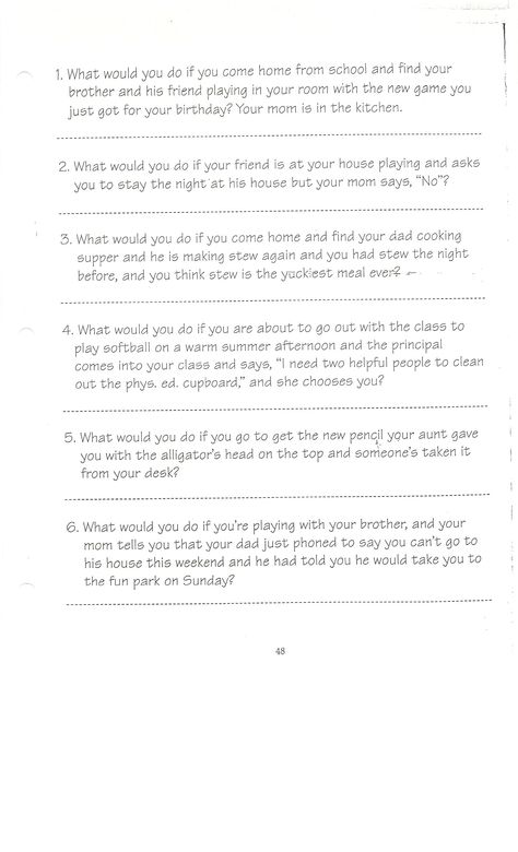 role playing scenarios Therapy Role Play Activities, Decision Making Activities, Role Play Scenarios, Group Therapy Activities, Friendship Skills, Peer Pressure, Teaching Social Skills, Group Therapy, Anger Management