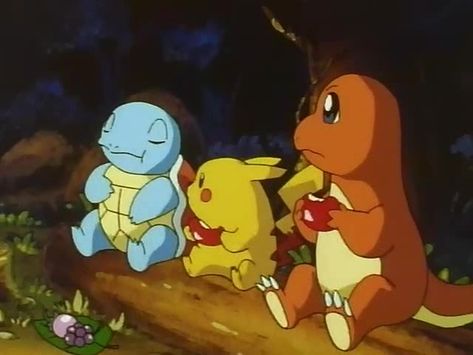 Pokemon Amv, Pokemon Anime Characters, Pokemon 2000, Mew And Mewtwo, Pokemon Mew, Pokemon Charmander, Cute Ducklings, Ash Pokemon, Cute Pikachu