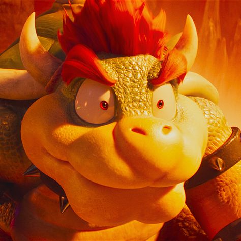 Bowser Jr Pfp, Bowser Mario Movie, Bowser Pfp, Mario Movie Bowser, Super Mario Movie, Mario Movie, King Koopa, The Super Mario Bros Movie, Super Mario Bros Movie