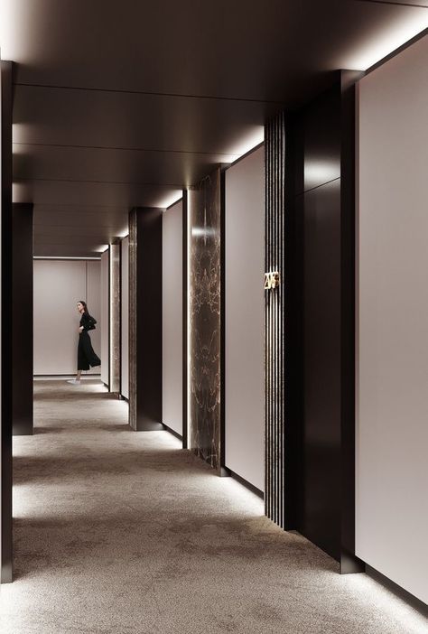 Hotel Corridor Design, Hotel Interior Bedroom, Hotel Doors Design, Luxury Hotels Interior, Hotel Bedroom Design, Hotel Corridor, Hotel Hallway, Corridor Design, Hotel Door