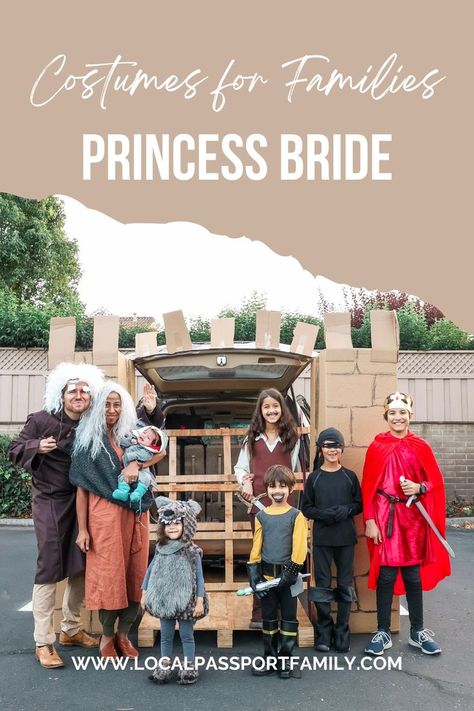 Halloween Costumes For Families, Princess Bride Costume, Halloween Bride Costumes, Bride Halloween, Family Halloween Costume, The Princess Bride, Bride Costume, Custom Costumes, Family Theme