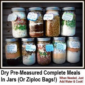 Meals In Jars, Mason Jar Soup, Mason Jar Mixes, Complete Meals, Dry Soup Mix, Homemade Dry Mixes, Jar Meals, Soup In A Jar, Mason Jar Meals