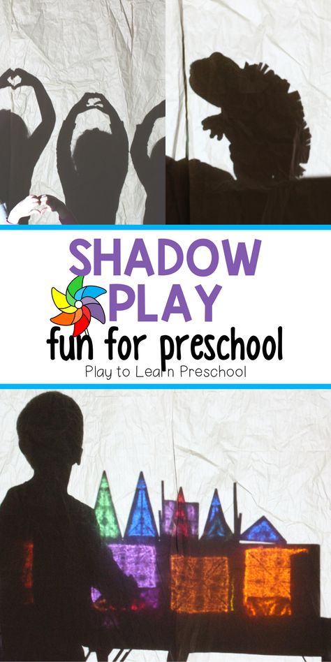 Reflection Activities For Preschool, Shadows Kindergarten, Light Study Creative Curriculum Preschool, Light Study Preschool, Shadow Lessons, Shadow Activities, Shadow Theme, Creative Curriculum Preschool, Block Center