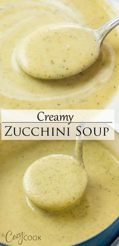 Creamy Zucchini Soup, Zucchini Soup Recipes, Creamy Zucchini, Creamy Soup Recipes, Zucchini Soup, Creamy Soup, Easy Soups, Easy Soup Recipes, Delicious Soup