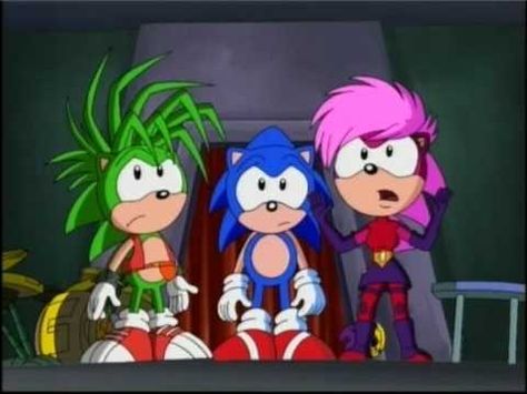 sonic underground Sonic Cartoon, Sonic Underground, Spooky Games, Sega Genesis Games, Nintendo Sega, Duo Halloween Costumes, Sonic And Amy, Childhood Movies, Sonic Art