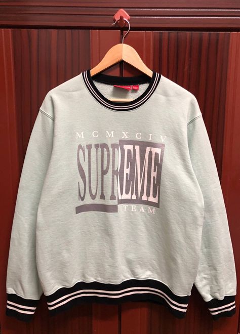 Supreme Supreme Team Sweatshirts | Grailed Team Sweatshirts, Men's Tops, Mint Green, Sweatshirts, Mens Tops, Clothes