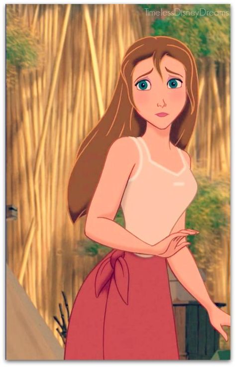 *JANE PORTER ~ Tarzan, 1999  Love of my life. Light of my soul. Disney Kızları, Disney Amor, Drawing Disney, Tarzan And Jane, Image Princesse Disney, Animation Disney, Prințese Disney, Flynn Rider, Pinturas Disney