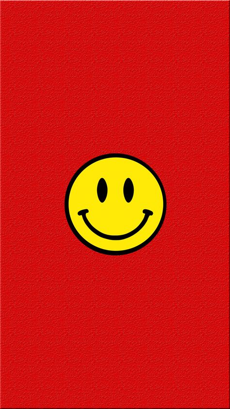 Smiley Astethic Wallpaper, Red Smiley Face Wallpaper, Smiley Wallpapers, Smiley Face Wallpaper, Wallpaper Galaxy, Baby Blue Wallpaper, Phone Background Wallpaper, Smiley Happy, Wallpaper Minimalist