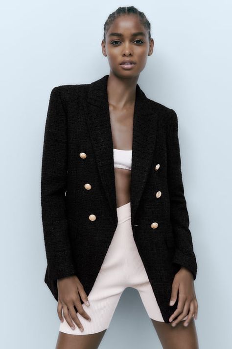 Zara Black Blazer, Blazer Zara, Zara Australia, Zara Blazer, Women's Blazers, Womens Blazers, Black Blazer, Zara Black, Blazers For Women