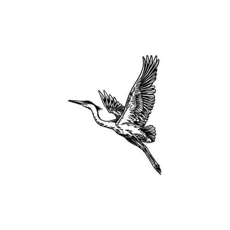 Blue Heron Tattoo, Heron Tattoo, Crane Tattoo, Tattoo Flash Art, Dream Tattoos, Black Ink Tattoos, Birds Tattoo, Blue Heron, Simplistic Tattoos