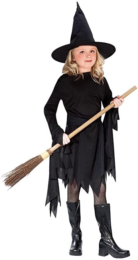 Classic Witch Costume, Black Witch Costume, A Witch Costume, Witch Costumes, Witch Dress, Witch Halloween Costume, Black Cape, Halloween Fancy Dress, Witch Costume